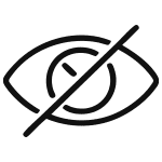 Discreet mode icon